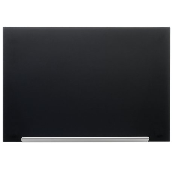 Lavagne magnetiche in vetro linea Diamond Nobo - nero - 55,9x99,3 cm - 1905180