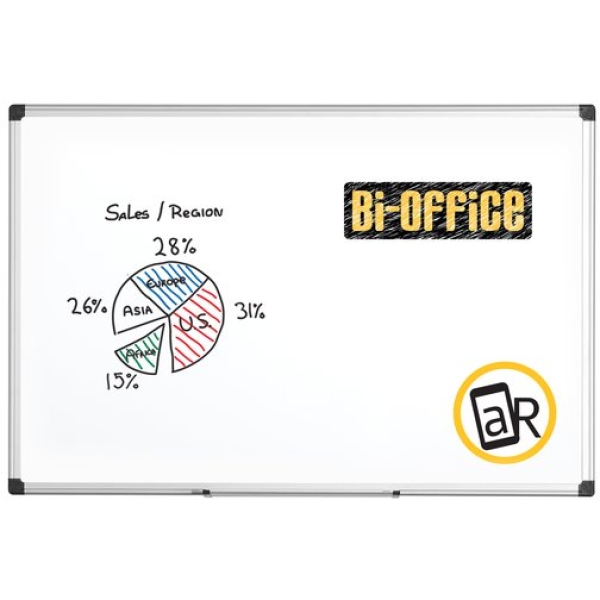 Lavagna magnetica laccata Maya Bi-Office - 120x90 cm - MA0507170