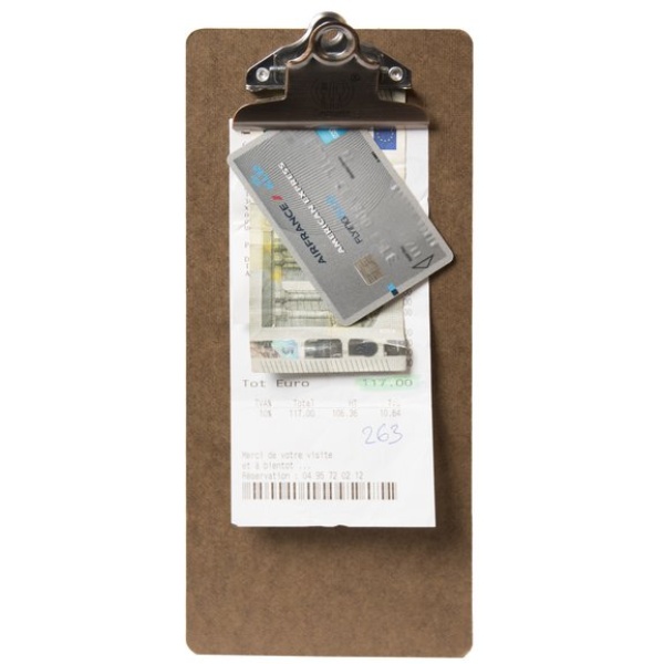 Portamenu con clip Securit - 26,5x11,5 cm - MC-CBBP-BR