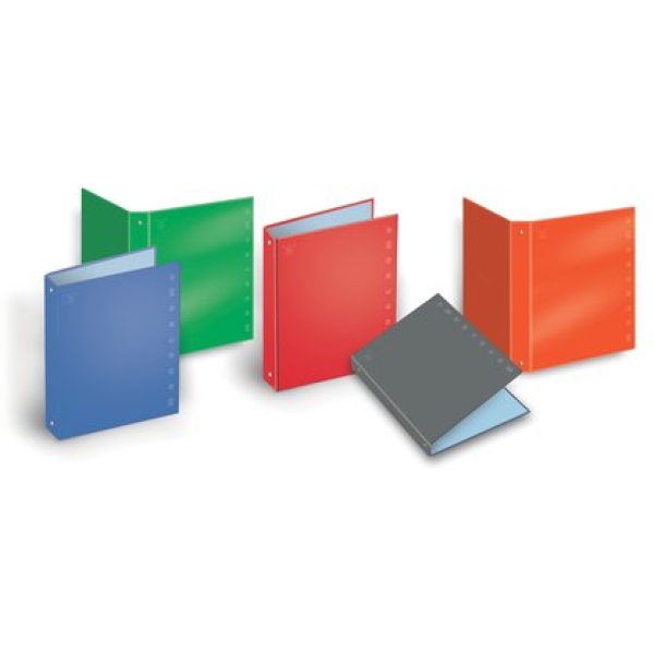 Cartelle Monocromo a 4 anelli Pigna - 27x32 cm - d.30 mm - 001196330 (conf.5)