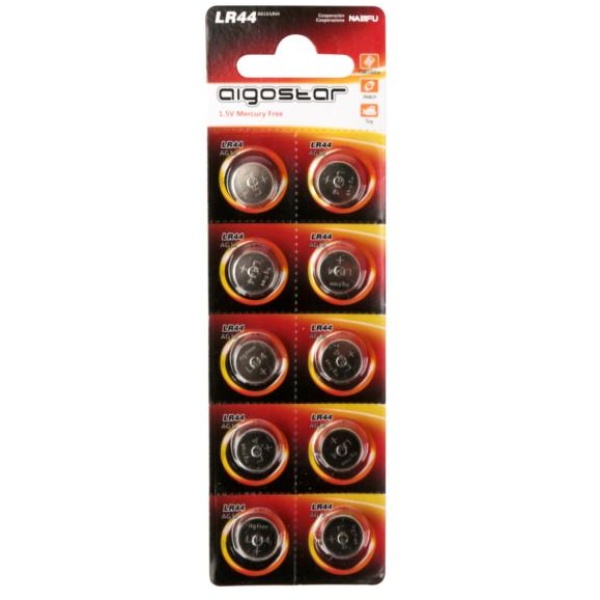 Batteria a bottone lr44 ag13-10b 1.5v - 290002JUY - D02495