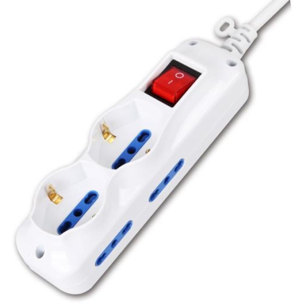 Multipresa a 6 prese 3g1.0mm
