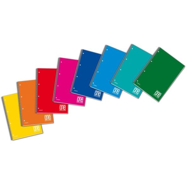 Maxiquaderno A4 spiralato 4mm s/fori 80gr 60fg one color blasetti - Y01840