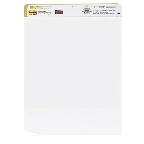 Blocco da parete 30fg super sticky 559rp 63,5x77,5cm post-it - Z03537