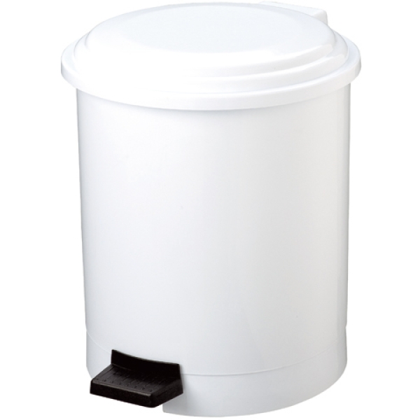 Pattumiera a pedale ruf in ppl bianco 20lt - Z04568