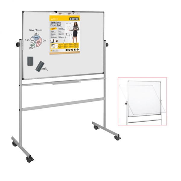 Lavagna magnetica girevole professional 100x150cm bi-office - Z04656