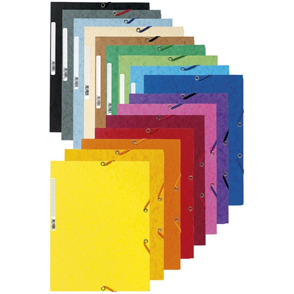 Cartelline 3 lembi con elastico Exacompta 55519E