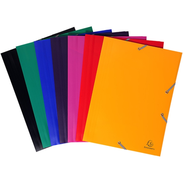 Cartelline 3 lembi con elastico Exacompta 55920E