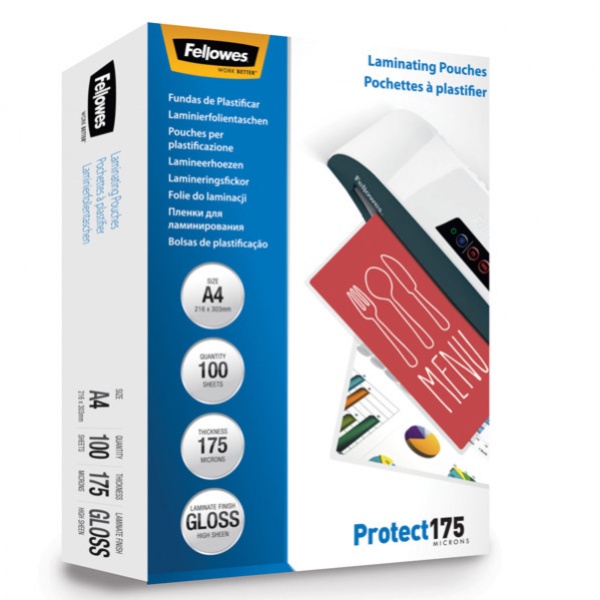 Scatola 100 pouches 175mic f.to A3 protect175 - Z11741