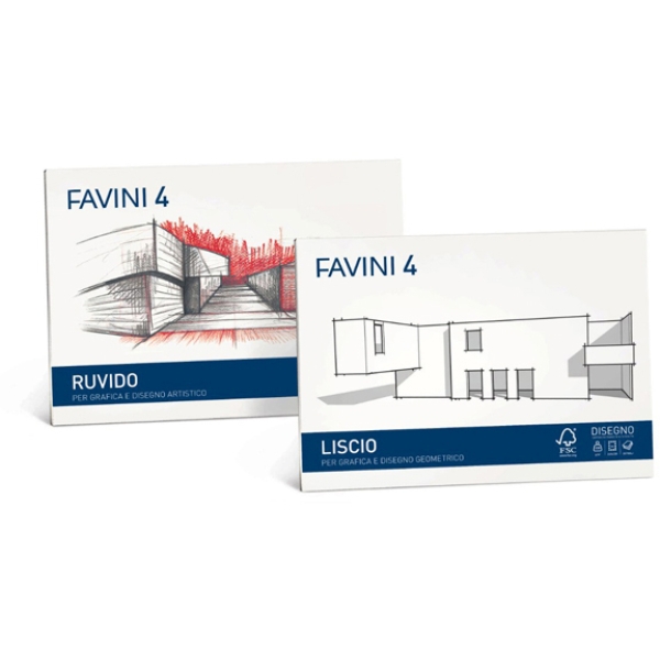 Album favini 4 24x33cm 220gr 20fg liscio - Z11913