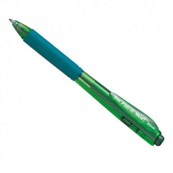 PENNA SFERA A SCATTO FEEL IT! WOW! BX440 VERDE 1.0MM PENTEL - Z12846