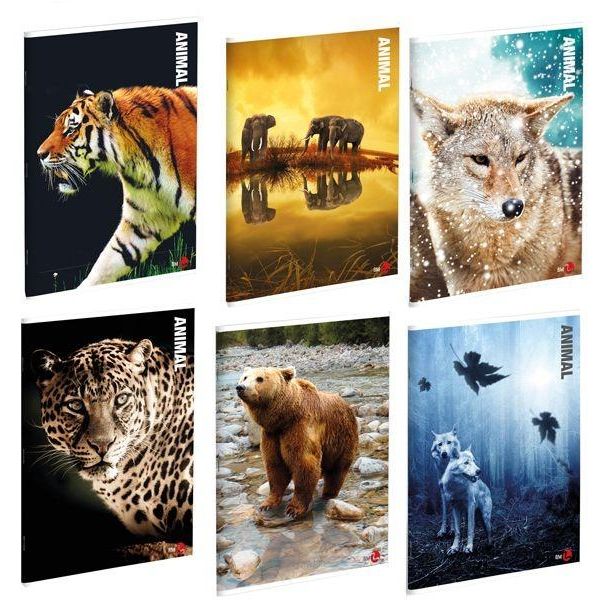 MAXIQUADERNO A4 40FG+2 80GR 5MM ANIMAL 2018 BM - Z13284