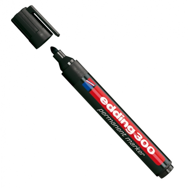 Marcatore permanente 300 punta conica nero Edding - Z13609