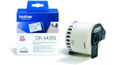 Rotolo etichette Brother DK44205 nero-bianco - 309277