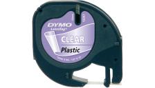 Nastro Dymo 12mm x 4m (S0721530) nero-trasparente - 345563
