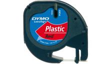 Nastro Dymo 12mm x 4m (S0721630) nero-rosso - 345603