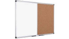 Pannello combo sughero/lavagna bianca Bi-Office - 90x60 cm - XA0303170