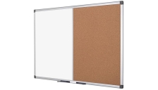 Pannello combo sughero/lavagna bianca Bi-Office - 120x90 cm - XA0503170