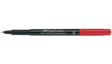 Marcatore permanente Multimark Faber Castell - fine - 0,6 mm - rosso - 151321 (conf.10)