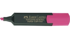 Evidenziatore Textliner 48 Refill Faber Castell - rosa - 154828 (conf.10)