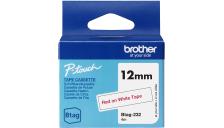 Nastro Brother Btag 232 (BTAG232) rosso-bianco - B03383
