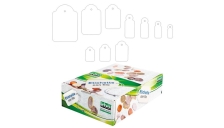Scatola 1000 etichette con filo A384 (9x24mm) - Z00286