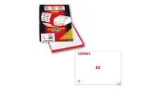 Etichetta adesiva c/599 bianca 100fg A3 420x297mm (1et/fg) markin - Z00809