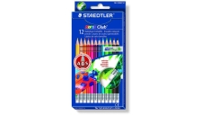 Astuccio 12 matite colorate cancellabili 144 noris club staedtler - Z03684