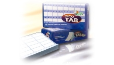Scatola 1500 etichette adesive tab1-1499 149x97,2mm corsia singola tico - Z04753