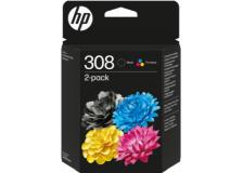 Cartuccia HP 308 (6L6S6UE) nero -tricromia - B03321