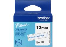 Nastro Brother Btag 133 (BTAG133) blu-trasparente - B03371