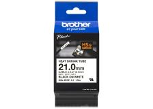 Nastro Brother 21 mm (HSE-251E) nero-bianco - B04227