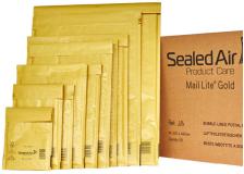 100 buste imbottite gold d 18x26cm utile avana - conf.risparmio - O00163