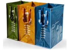 Set 3 contenitori ricicla bag perfetto - Z10789