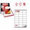 Etichette adesive Markin - 70x36 mm - Nr. etichette / foglio 24 - X210C500 (conf.100)