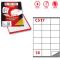 Etichette adesive Markin - 70x48 mm - Nr. etichette / foglio 18 - X210C517 (conf.100)