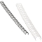 Dorsi metallici a 34 anelli Fellowes - 8 mm - 60 fogli - bianco - 53258 (conf.100)