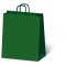 Borse In Carta Con Manico Ritorto Rex Sadoch - Verde Scuro - 26X12X36 Cm - Sdf26/560 (Conf.25)