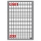 Etichetta adesiva c/581 bianca 100fg A4 19x10mm (280et/fg) markin - Z03654