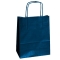 25 shoppers carta kraft 36x12x41cm twisted blu - Z04077